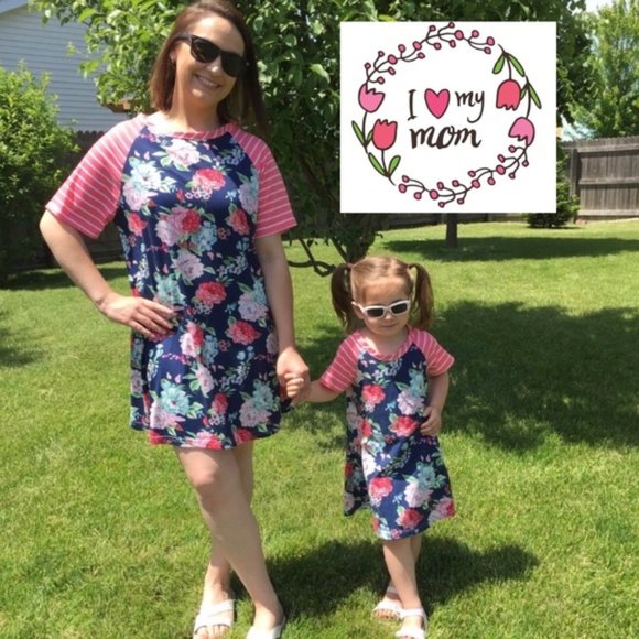 Women Dress, Girl Children Dress - Picture 2 of 8